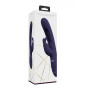 Mika Triple Motor Vibrating Rabbit with Innovative G-Spot Flapping Stimulator Purple