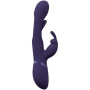 Mika Triple Motor Vibrating Rabbit with Innovative G-Spot Flapping Stimulator Purple