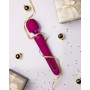 Kiku Double Ended Wand with Innovative G-Spot Flapping Stimulator Pink