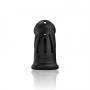 Model 27 Ultra Soft Silicone Chastity Cage Black