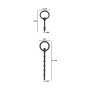 Urethral dilator Penis Plug Set Large 2 pcs