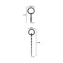 Urethral dilator Penis Plug Set Small 2 pcs