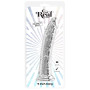 Realistic phallus with suction cup Clear Dong 9 Inch