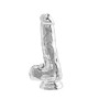 Fallo realistico con ventosa Clear Dildo w. Balls 6 inch