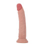 realistic phallus with suction cup Deluxe Dual Density Dong 7 In