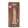 realistic phallus with suction cup Deluxe Dual Density Dong 7 In