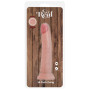 Realistic phallus with suction cup Deluxe Dual Density Dong 10 In