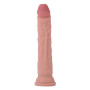 Realistic phallus with suction cup Deluxe Dual Density Dong 11 In