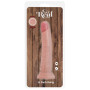 Realistic phallus with suction cup Deluxe Dual Density Dong 11 In