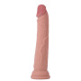 Realistic phallus with suction cup Deluxe Dual Density Dong 13 In