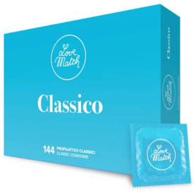 Preservativi classici Profilattici love match 144 pezzi