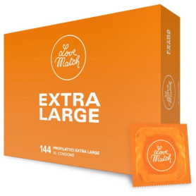 Extralarge condoms Love Match condoms 144 pieces