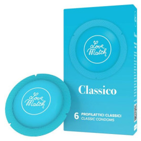 Preservativi classici Profilattici love match 6 pezzi