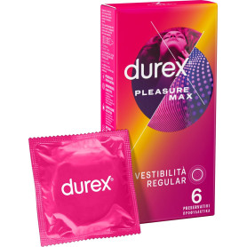 DUREX PLEASURE MAX condoms 6 PIECES