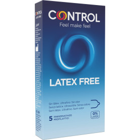Preservativi control LATEX FREE 5 PEZZI senza lattice