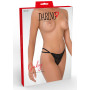 Tanga in pizzo con fiocco Gaby Lace G-String With Bow