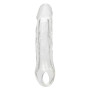 Phallic sheath with testicle ring Clear Extension 5.5 In