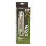 Phallic sheath with testicle ring Clear Extension 5.5 In