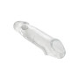 Phallic sheath with testicle ring Clear Extension 5.5 In