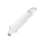 Phallic sheath with testicle ring Clear Extension 6.5 In