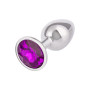 Anal plug with stone Jewel Small Amethyst Plug