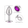 Plug anale con pietra Jewel Small Amethyst Plug