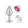 Anal plug with stone Jewel Large Rose Plug