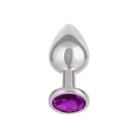 Anal plug with stone Jewel Large Amethyst Plug