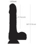 Realistic vibrator 8,6" Rotating & Thrusting Vibrating Dong