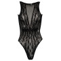 Intimate thong bodysuit with rhinestones