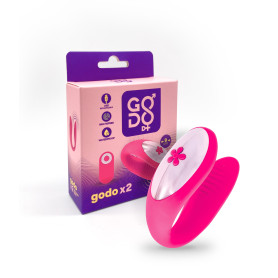 vibrator for the couple godo X 2 silicone pink GODO DI +