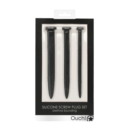 kit uretrale Silicone Rugged Nail Plug Set