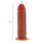 Silicone Foreskin Dong 19 cm