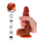 Fallo dildo Silicone Foreskin Dildo 18 cm