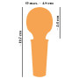 Stimolatore Vaginale mini wand mango