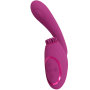 Triple Motor G-Spot Vibrator with Pulse Wave and Vibrating Bristles -