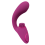Triple Motor G-Spot Vibrator with Pulse Wave and Vibrating Bristles -