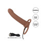 vibratore rechargeable ribbed dual penetrator