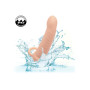 vibratore rechargeable ribbed dual penetrator