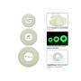CalExotics Alpha Glow-In-The-Dark Liquid Silicone 3 Ring Set