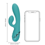 Vibratore rabbit inflatable vibrator