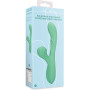 Pulse Wave and Tongue Flickering Rabbit Vibrator - Blue Grass