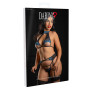 Halter bra set with garter