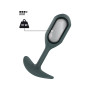 Plug anale con peso 137 gr ToyJoy Buttocks