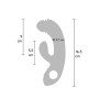 Vibratore rabbit ricaricabile Xocoon Harmony Dual Touch