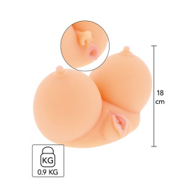 Masturbatore realistico penetrabile Busty Bimbo Hidden Desire