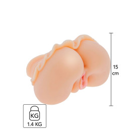 Masturbatore ultra realistico ano e vagina aperta Upskirt College Slut Hidden Desire