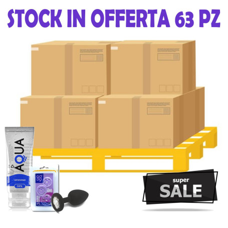 "Stock in Offerta 000100101 da 63 PZ : Sconto Imperdibile su Giocattoli e Accessori Intimi"