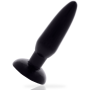 Dildo liscio nero plug anale Addicted Toys