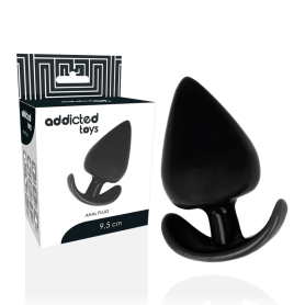 Plug anale liscio nero Addicted Toys